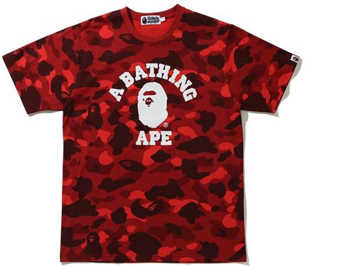 Today, these designs are visible across an extensive product catalog, from hoodies and T-shirts to sweaters and jackets. . Camo bape shirt